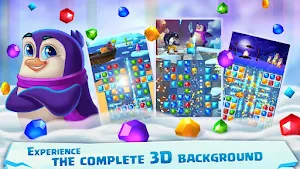 Jewel Match 3 - Penguin Story Screenshot 0