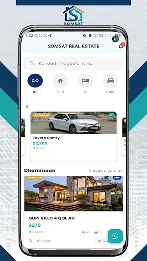SOMSAT Real Estate Screenshot 1