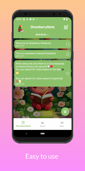 StrawberryNote Screenshot 1