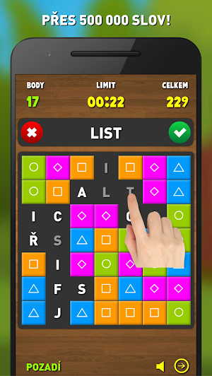 Slovní Puzzle PRO - Česká Slovní Hra Screenshot 2