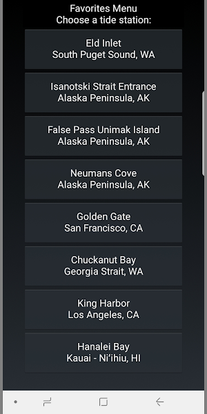 Tide Now USA West - Tides, Sun and Moon Times Screenshot 2