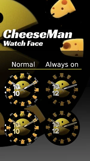 CheeseMan - Watch Face Screenshot 3