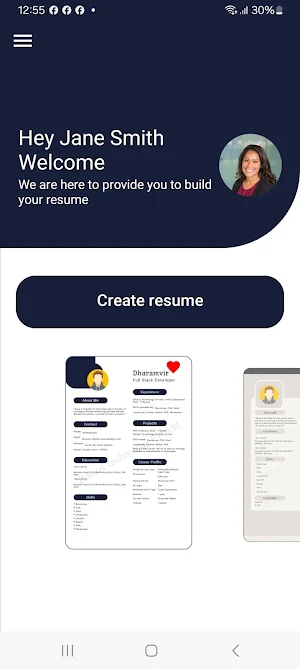 Build My CV Screenshot 1