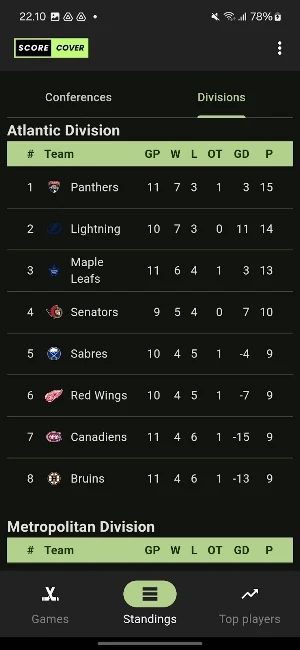 ScoreCover Screenshot 2