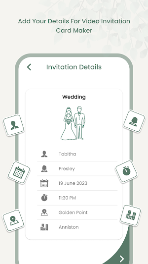 Invitation Cards Video Maker Screenshot 1