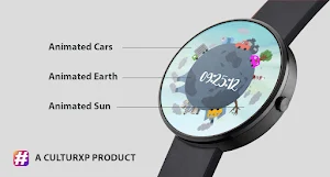 Watch Face Wear OS Earth Screenshot 1