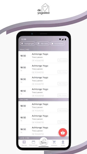 de yogastee Screenshot 1