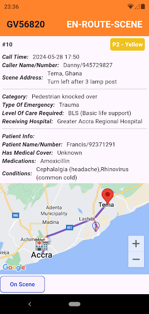 Emergency Medical Dispatch Sys Screenshot 1