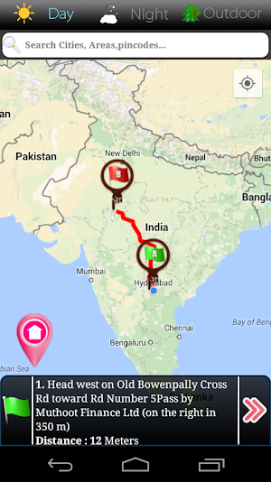 GPS Route Address Finder Screenshot 1