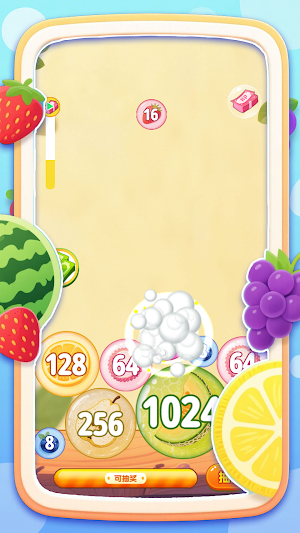 Lucky Watermelon Crush 2048 Screenshot 1