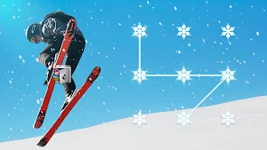 AppLock Live Theme Skiing – Paid Theme Screenshot 3