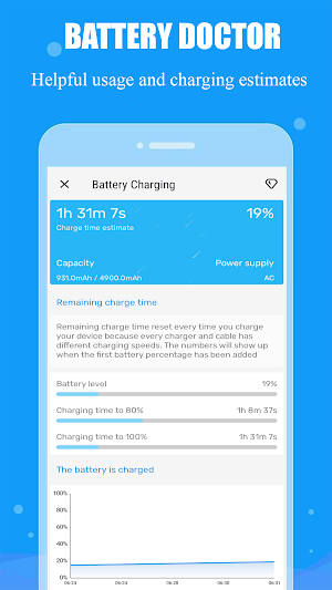 Battery Doctor, Junk Cleaner Screenshot 3