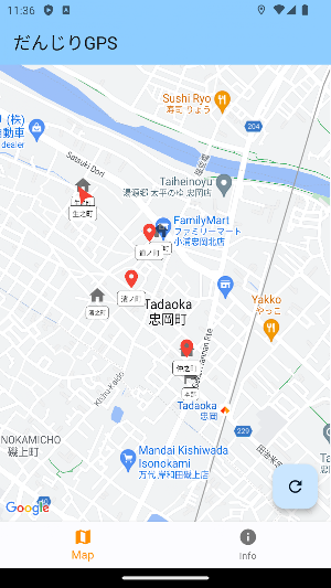 忠岡だんじりGPS Screenshot 0