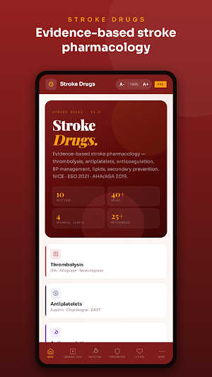 Stroke Drugs Screenshot 0