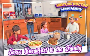 Virtual Doctor Mom Family Sim Game Screenshot 0