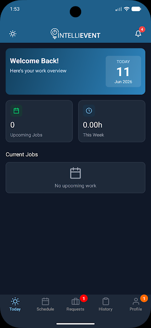 Lightning Labor Portal Screenshot 1