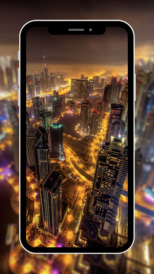 City Night Wallpaper Screenshot 1