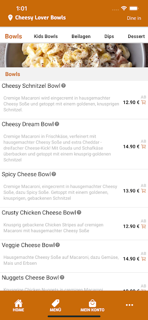 Cheesy Lover Bowls Screenshot 2