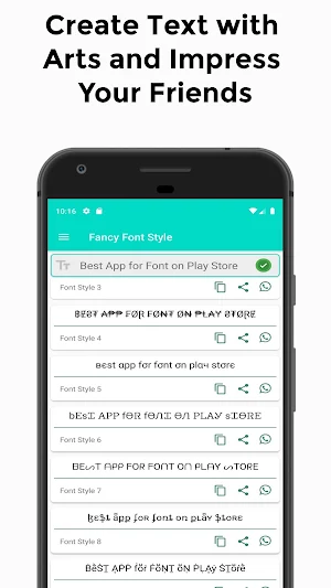Fancy Stylish Text - cool fonts nickname generator Screenshot 1