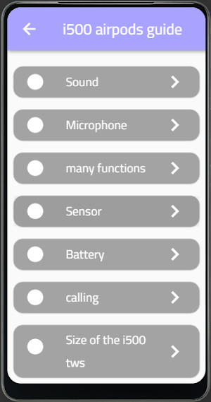 i500 airpods guide Screenshot 3