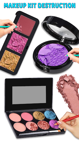 ASMR Makeup-Destruction Games Screenshot 2