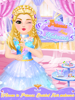 Princess Braided Hairstyle Makeover Screenshot 2