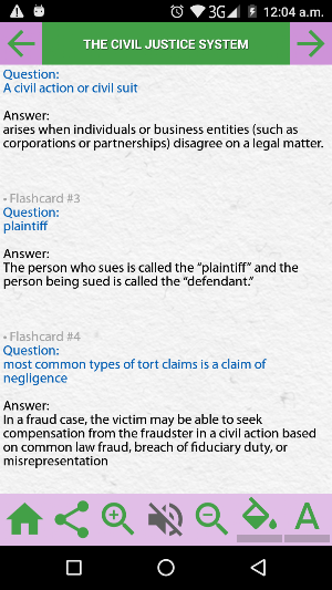 Civil & Criminal Justice, Lega Screenshot 3