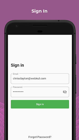 Odoo Attendance Mobikul App Screenshot 1