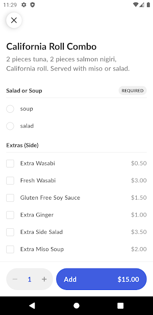 Blu Fish Sushi Bistro Screenshot 3