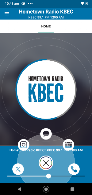 Hometown Radio KBEC Screenshot 1