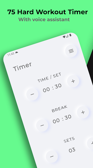 75 Hard HIIT Timer Screenshot 0