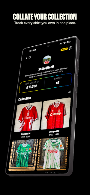 Showboat: Football Shirts Screenshot 2