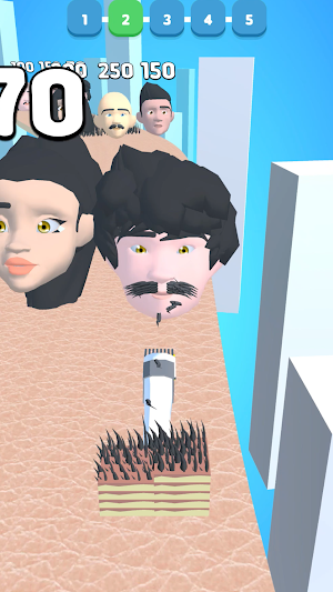 Hair Shaver Run Screenshot 2