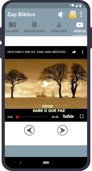 Zap Bíblico: mensagens da Bíblia Salmos Versículos Screenshot 2
