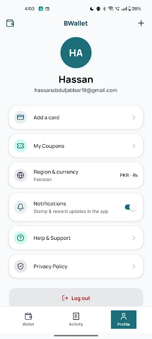 Bwallet - BrandLoyalty Screenshot 1