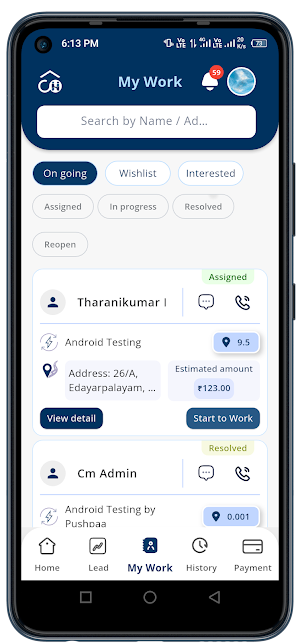 HPS Connect: Service Partner Screenshot 2