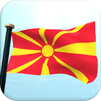 Macedonia Flag 3D Wallpaper