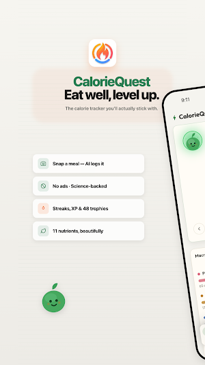 CalorieQuest: AI Food Tracker Screenshot 0