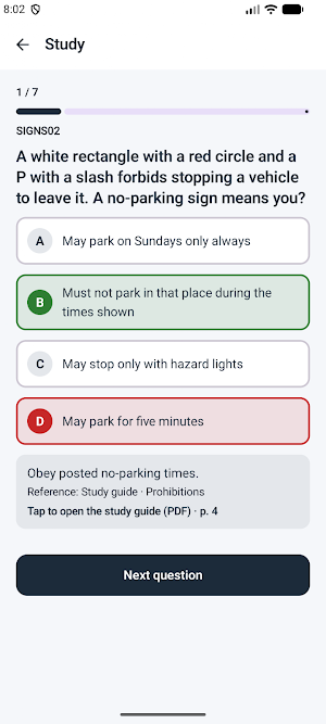 Canada Driving Test 2026 G1 Screenshot 1