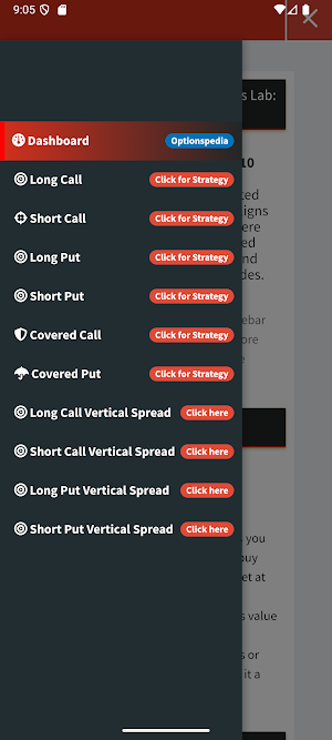 OptionsLabCore Screenshot 1