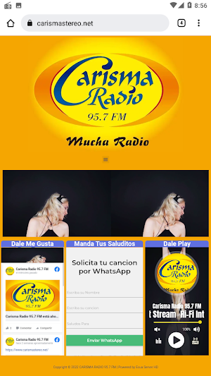 Carisma Radio 95.7 FM Screenshot 3