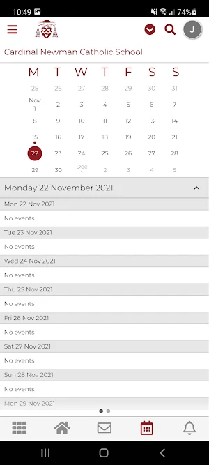 Cardinal Newman School App Screenshot 3