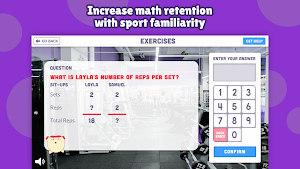 Math Fluency with Sports: x, ÷ Screenshot 2