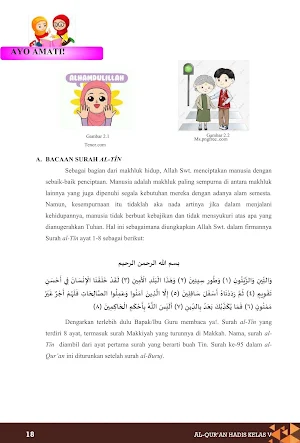 Al-Qur'an Hadis MI Klas 5 2020 Screenshot 3