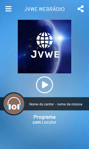 jvwe webrádio Screenshot 1