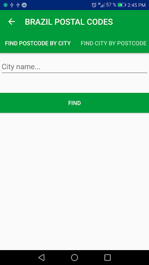 Brazil Postal Code Screenshot 0