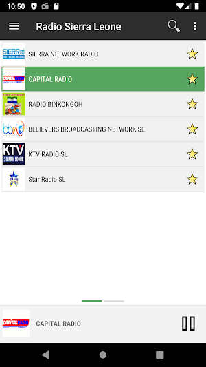RADIO SIERRA LEONE :  Online Sierra Leonean Radios Screenshot 1