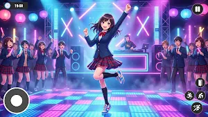 High School Anime Girl Sim 3D Screenshot 2