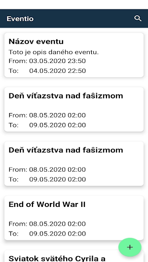Eventio Screenshot 1