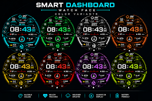 Smart Dashboard Watch Face Screenshot 3